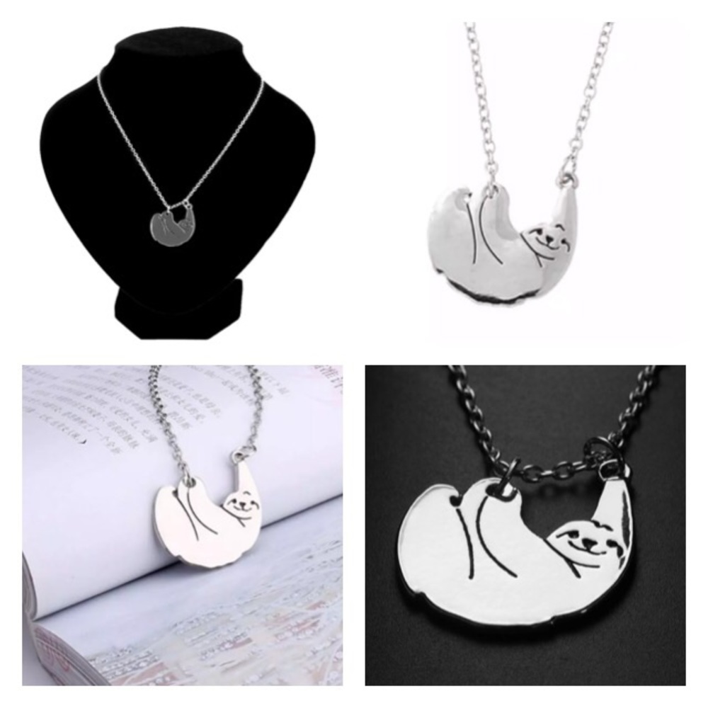 NEW!๐๐SLOTH NECKLACE!๐SERIOUSLY SWEET!๐๐LOVE! - Picture 7 of 8